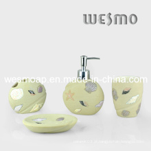 Tema do mar Polyresin Bath Set (WBP0284A)